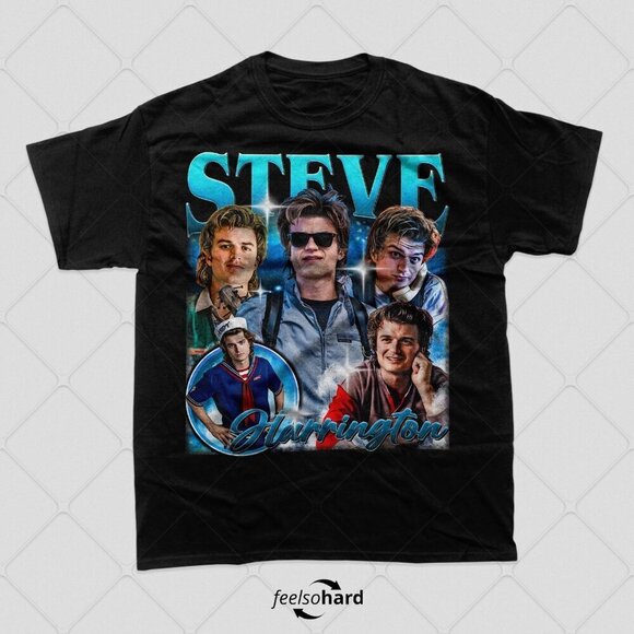 Sierra K Other - Steve Harrington Retro Bootleg T-Shirt, ST T-shirt, TV Series .